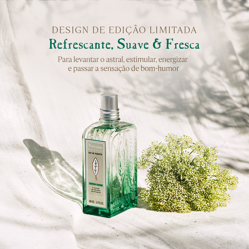 Eau de Toilette Verbena Carrot Flower 100ml L'Occitane en