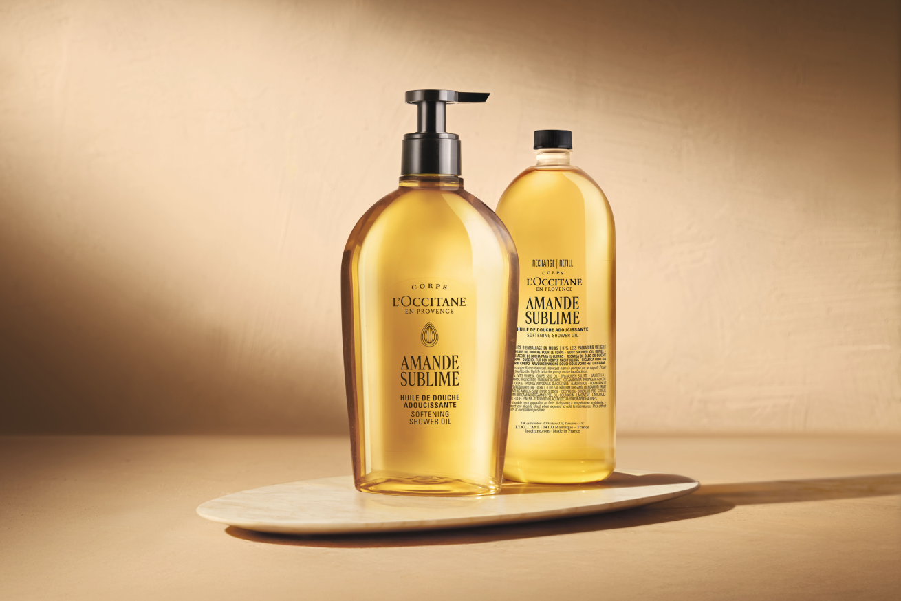 Eco-Refil &Oacute;leo Hidratante de Banho Amande Sublime (Am&ecirc;ndoa)