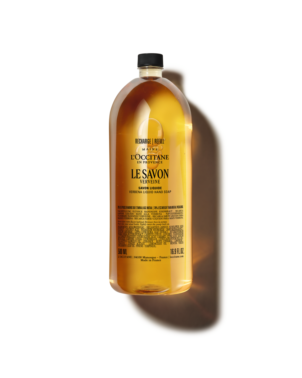 Eco-Refil Sabonete Líquido para Mãos Verbena Le Savon 500mL