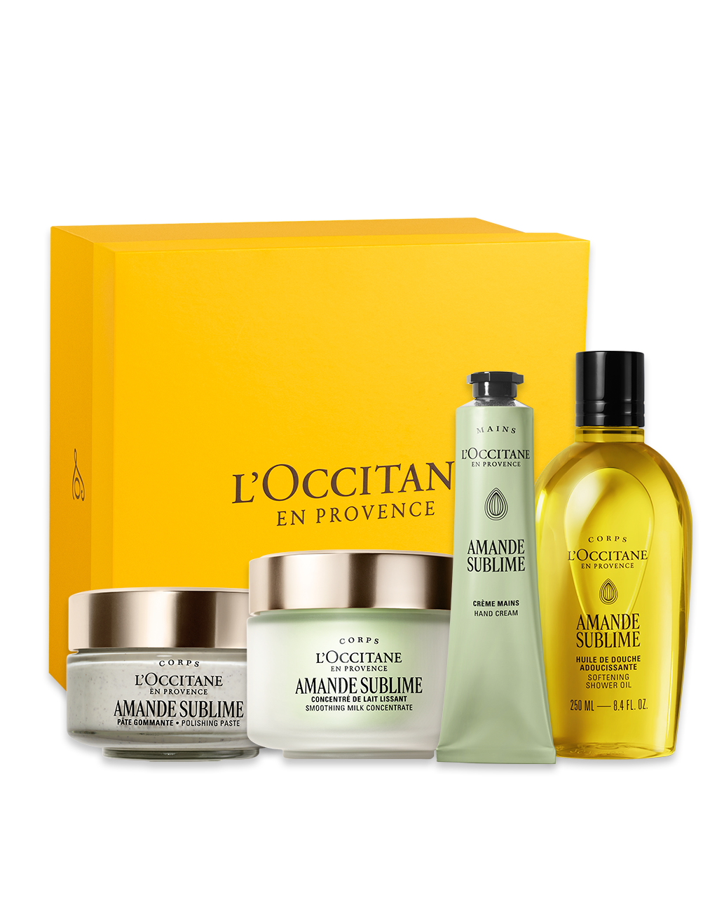 Rotina de Banho e Hidratação Amande Sublime (Amêndoa)