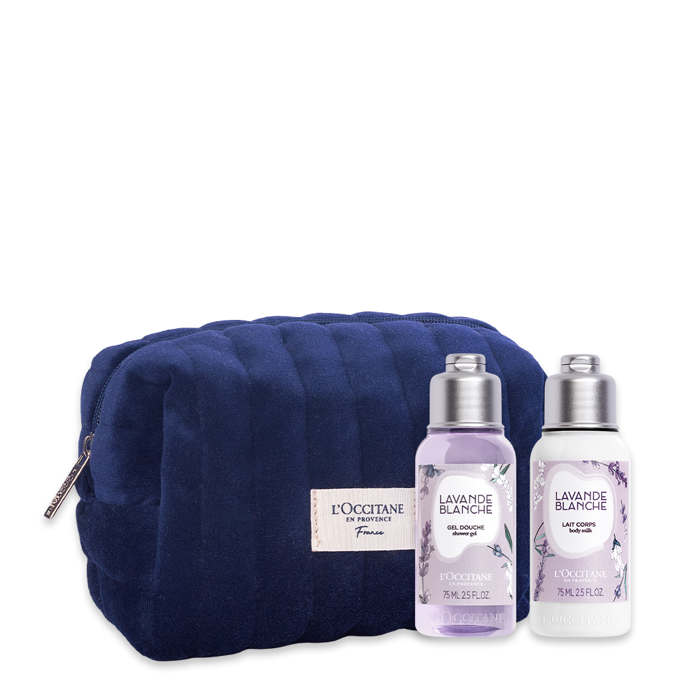 Travel Size Lavande Blanche: Sabonete LÃquido e Loção Corporal