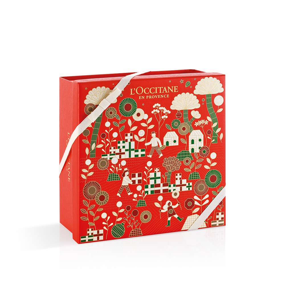 Caixa Média Vermelha Natal