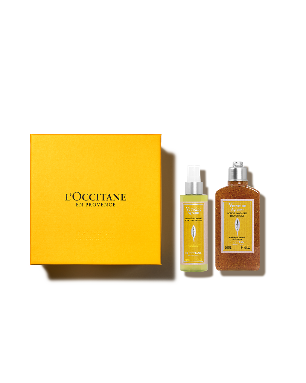 Presente com Sabonete Líquido Esfoliante e Hidratante Granita Verbena Citrus