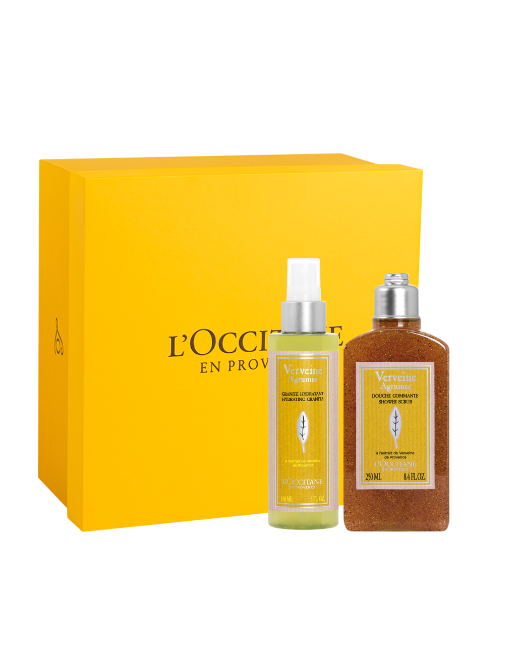 Presente com Sabonete Líquido Esfoliante e Hidratante Granita Verbena Citrus