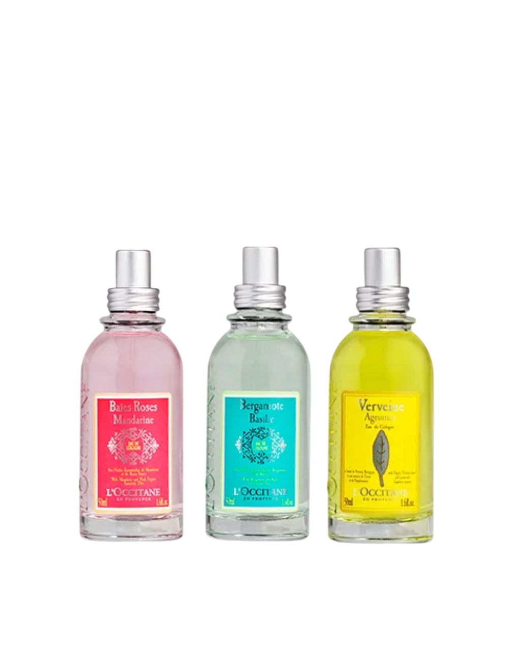 Combo Desodorante Colônia: Verbena Cítrica, Tangerina e Bergamota