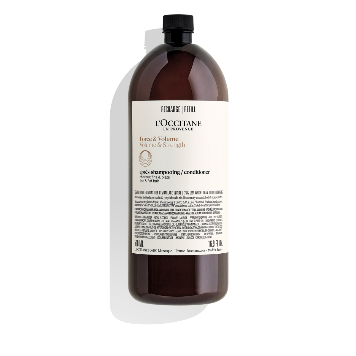 Eco-Refil Condicionador de Aromacologia Força & Volume 500mL