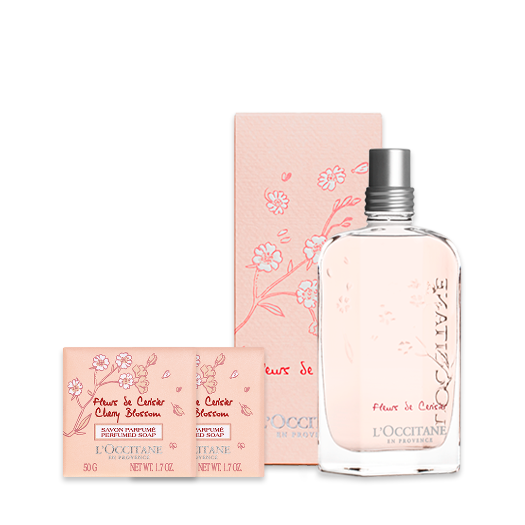 Sabonete Perfumado e Eau de Toilette Flor de Cerejeira
