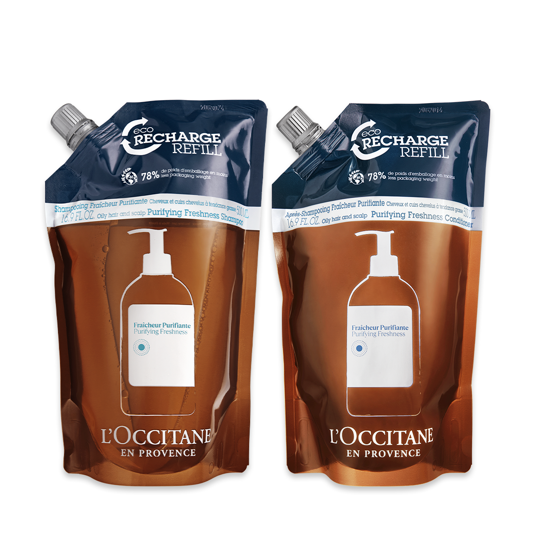Eco-Refil Shampoo e Condicionador Purificante Aromacologia