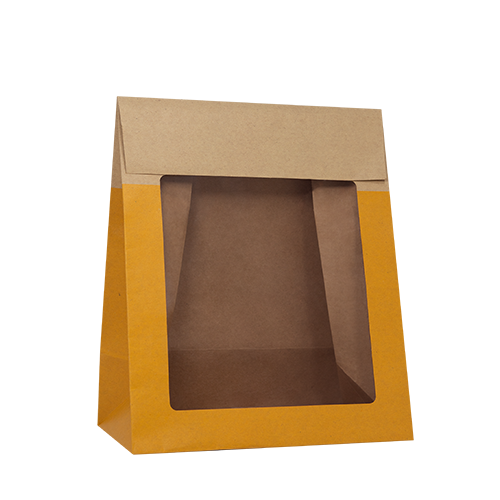 Embalagem Formato Sachê M com Visor (23x19 x11)