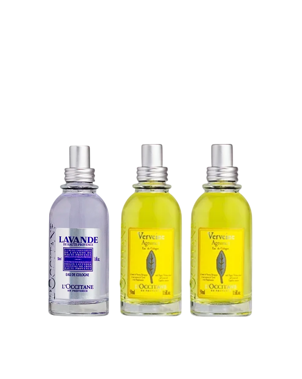 Combo Desodorante Colônia: Verbena Cítrica e Lavanda