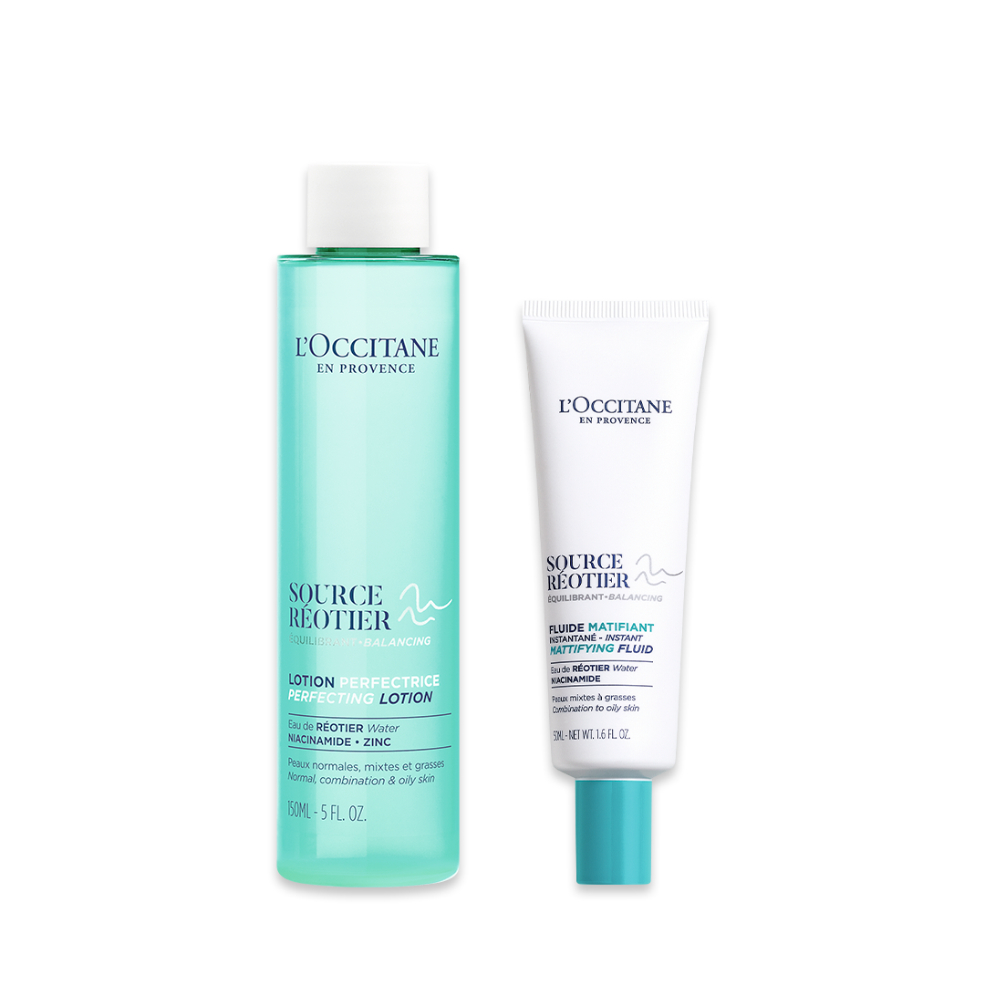 Combo Facial Matificante Source Réotier