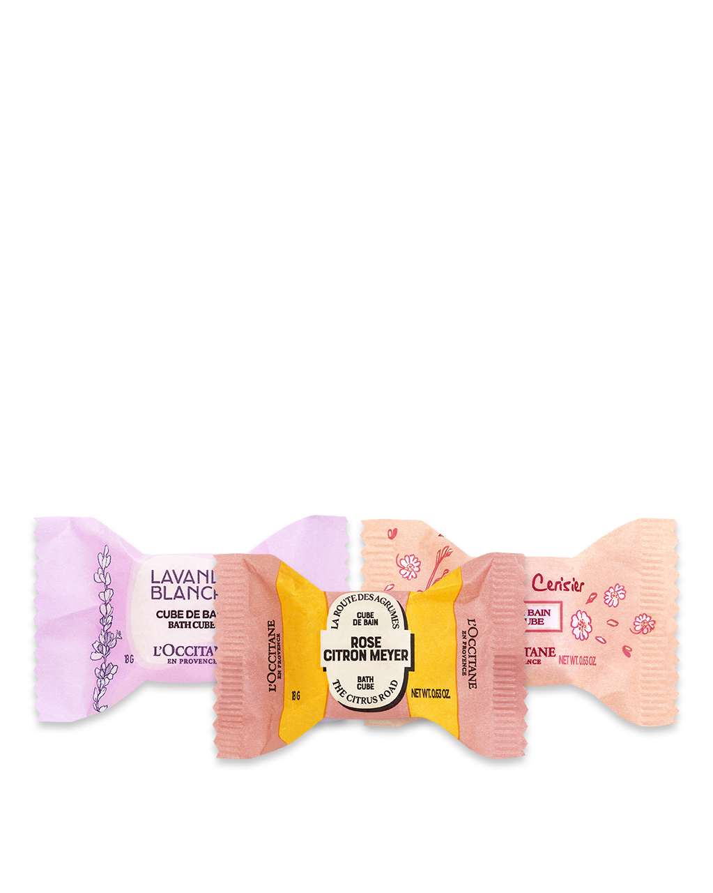 Trio Efervescente de Banho Floral