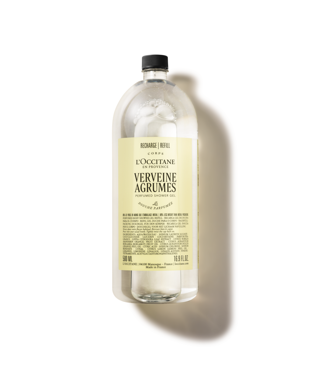 Sabonete Líquido Corporal Perfumado Verveine Agrumes 500mL (Verbena Citrus)