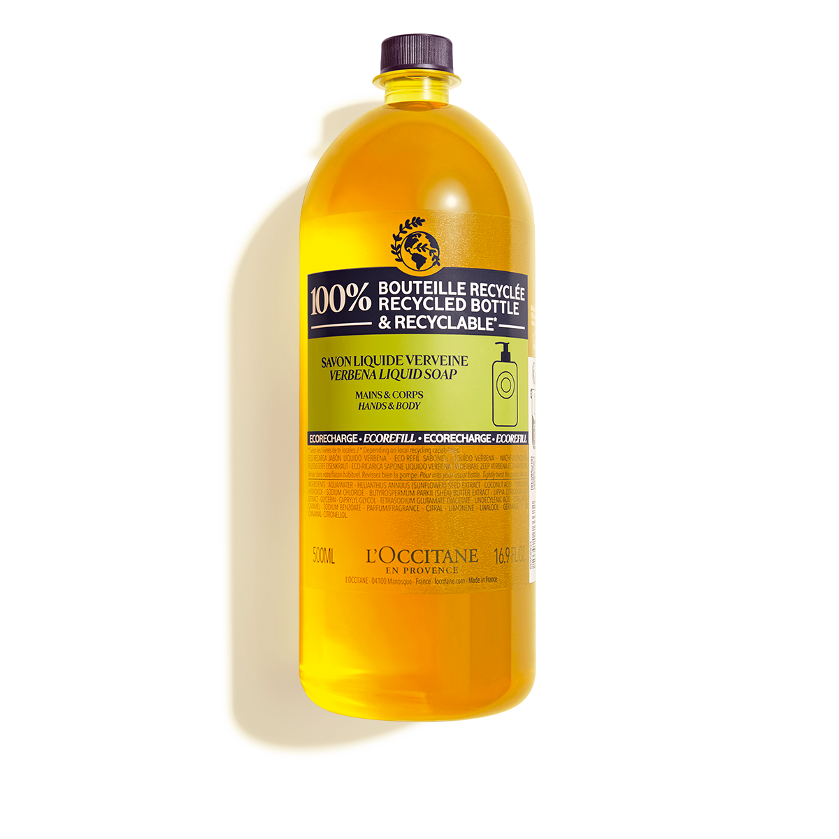 Eco-Refil Sabonete LÃquido de Karité Verbena 500ml