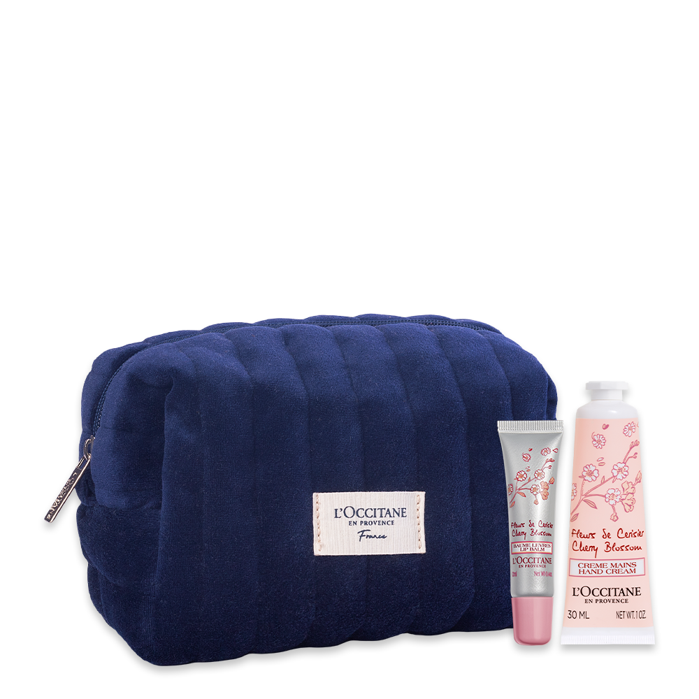 Travel Size Flor de Cerejeira: Bálsamo Labial e Creme de Mãos