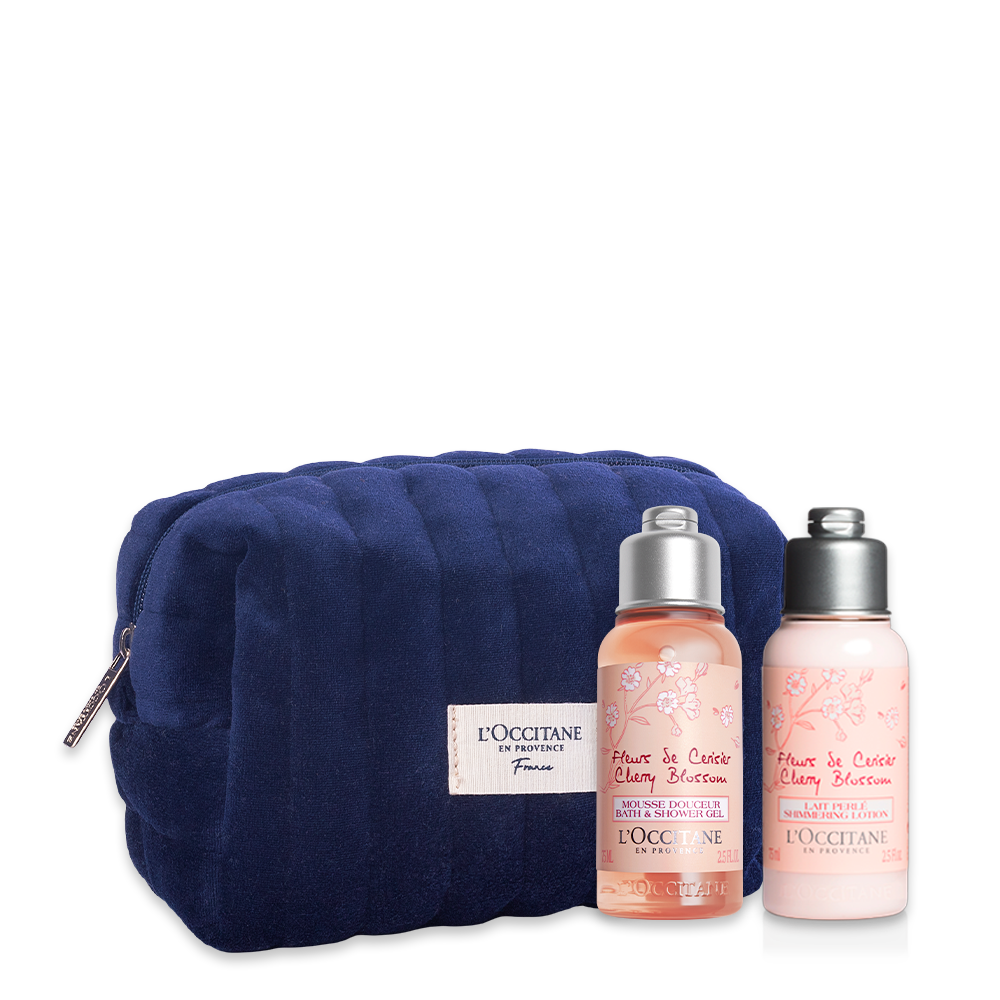 Travel Size Flor de Cerejeira: Sabonete Líquido e Loção Corporal