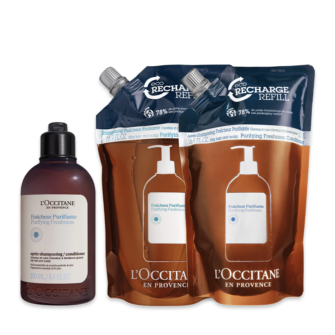 Combo Eco-Refil Shampoo e Condicionador Purificante Aromacologia