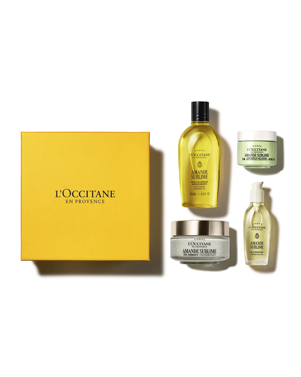 Presente Amande Sublime: Esfoliação e Hidratação