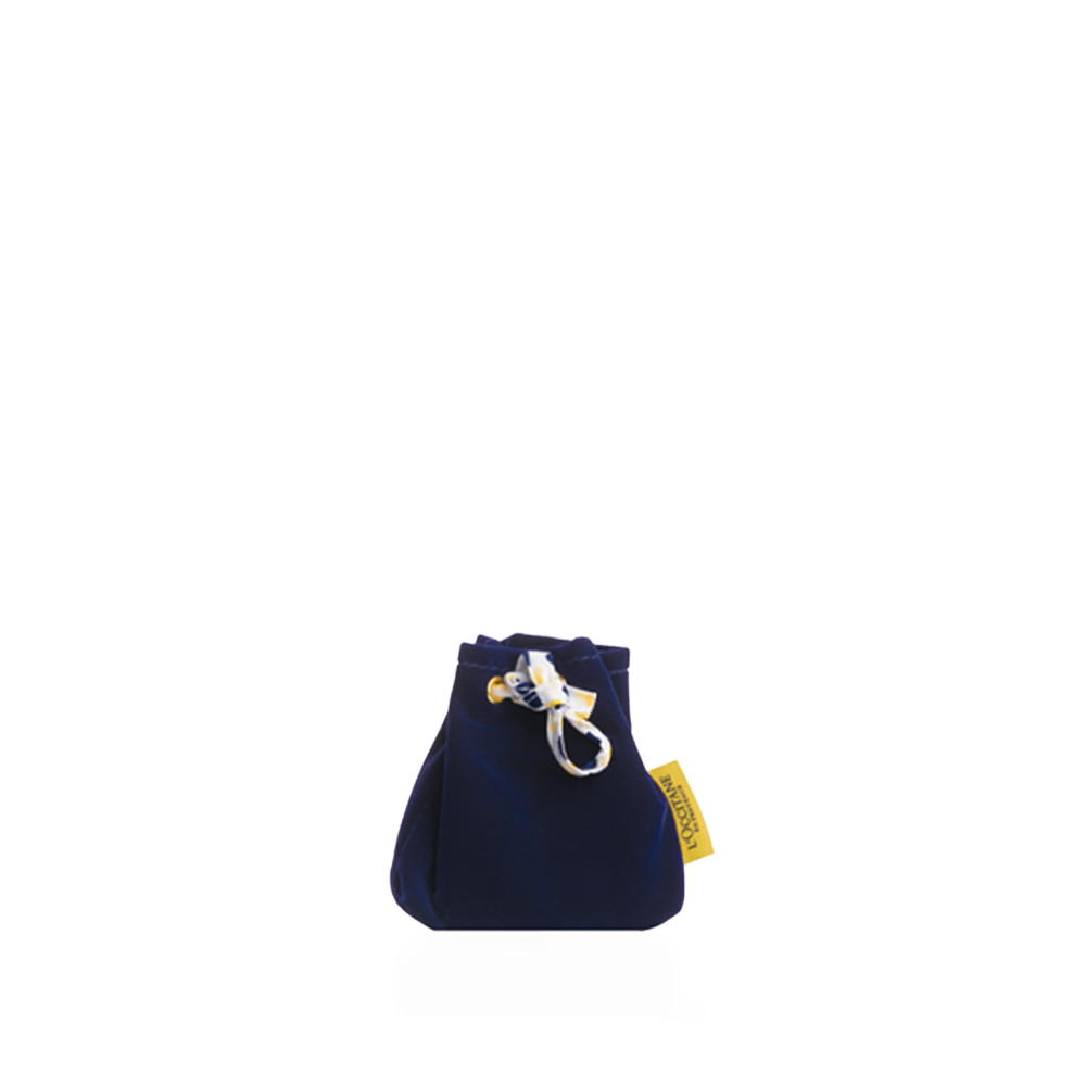 Mini Saquinho Azul Veludo