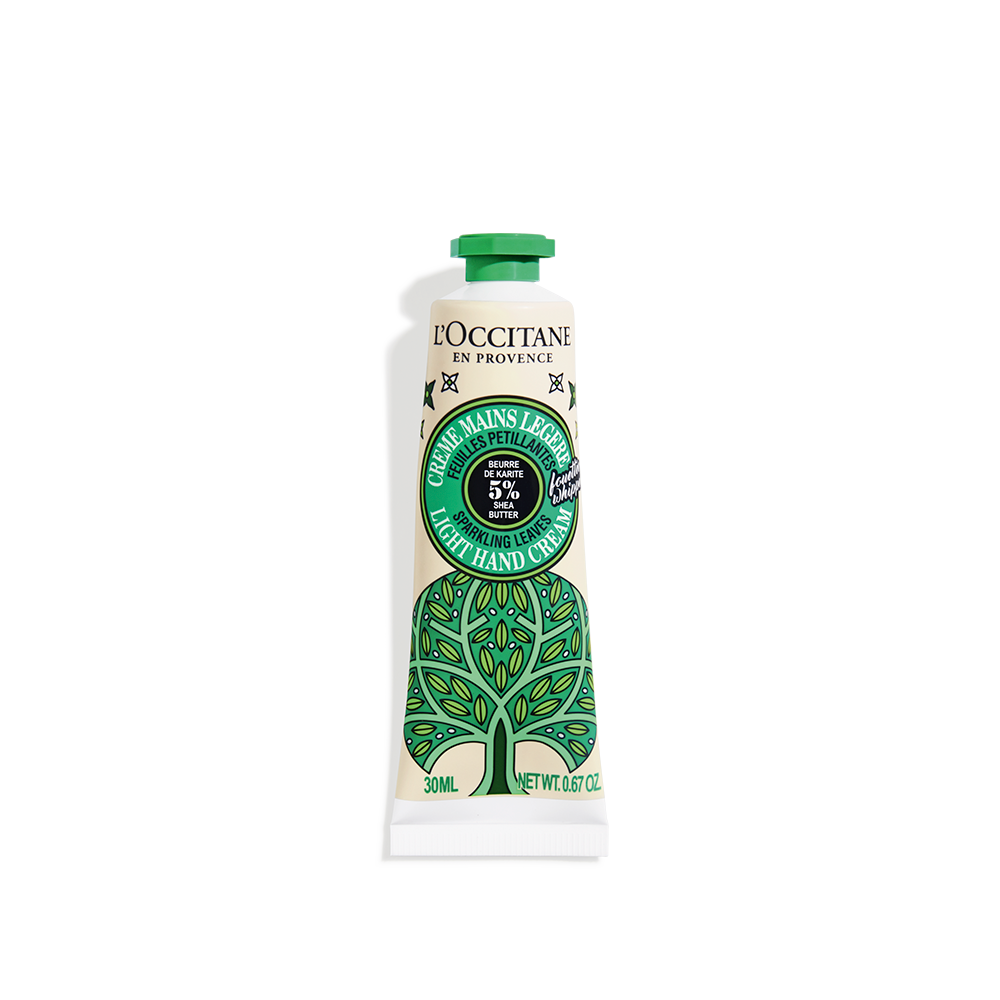Creme de Mãos Light Karité Sparkling Leaves 30ml